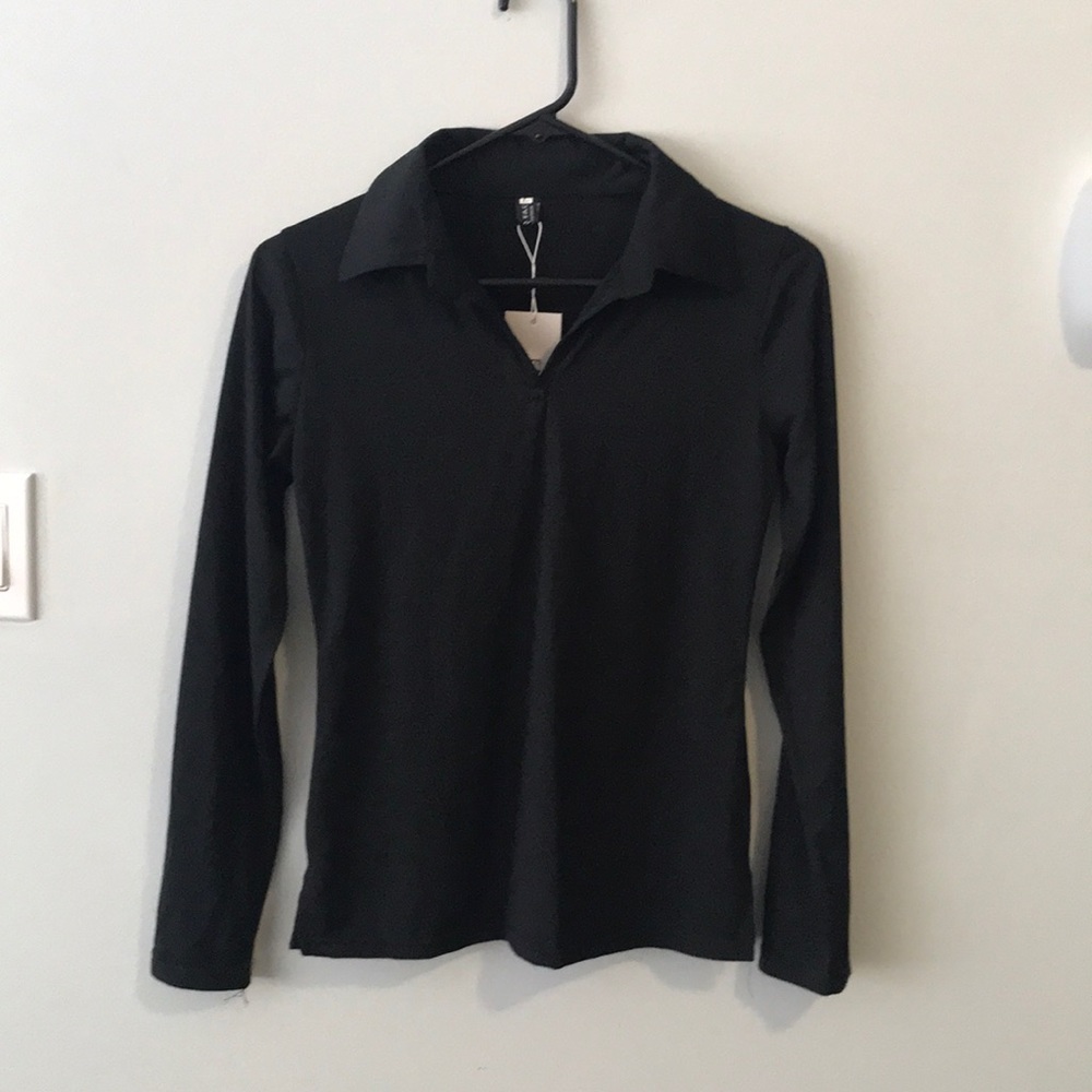Long sleeve shirt with collar